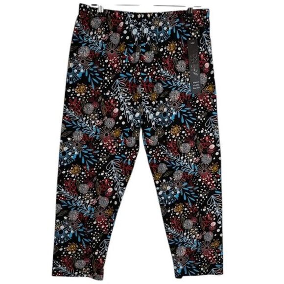 NWT Bundle of 3 Leggings Depot (Amazon) Cropped Stretch Leggings Prints Size XL - Picture 4 of 9